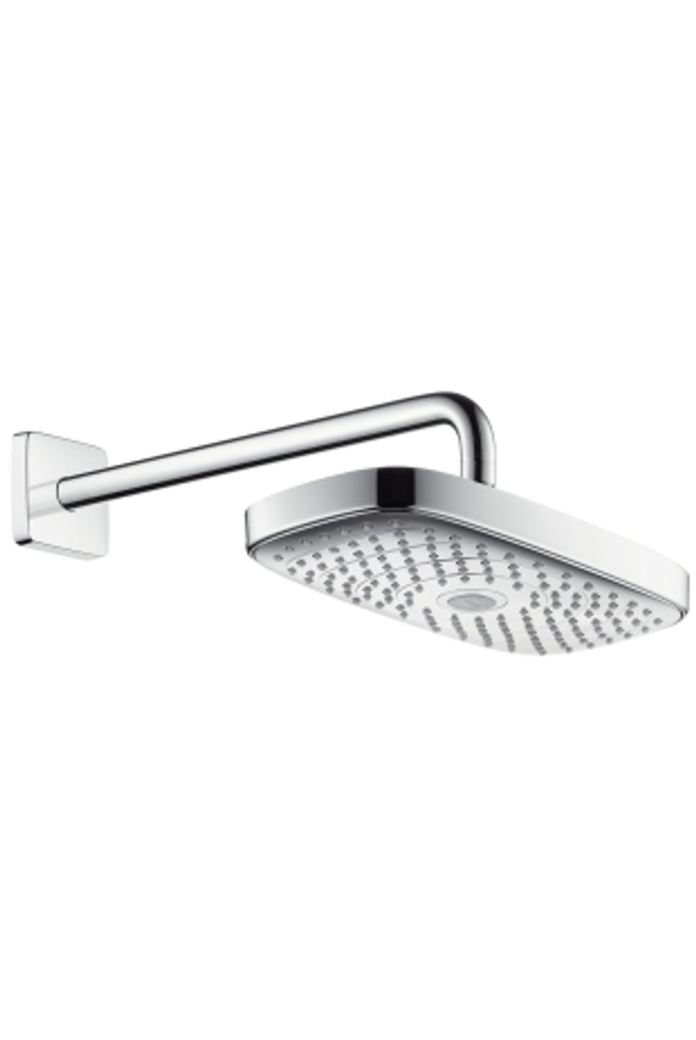 https://raleo.de:443/files/img/11eeea259941cd2092906bba4399b90c/size_l/Hansgrohe-HG-Kopfbrause-Raindance-Select-E-300-2jet-300mmx160mm-m-Brausearm-390mm-chrom-27385000 gallery number 1